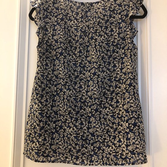 J.Crew Cascade Ruffle Blouse in Floral - Picture 7 of 8